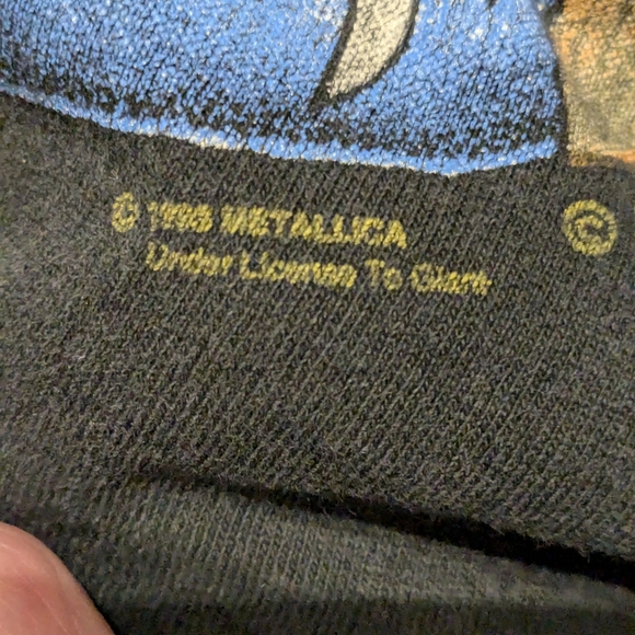 1994 Metallica - No where else to roam Size Large - Picture 15 of 16